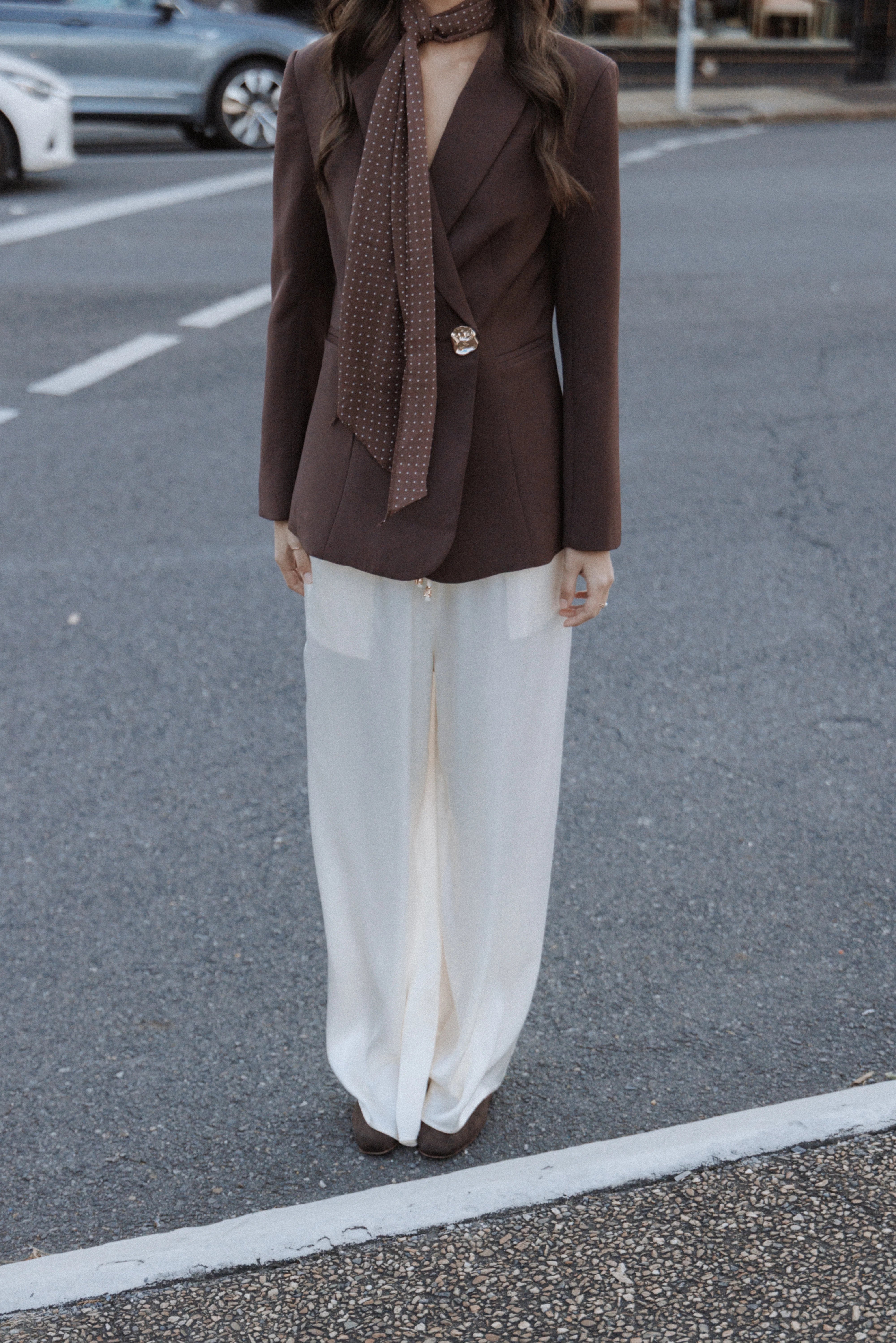 Leo Blazer Chocolate Brown