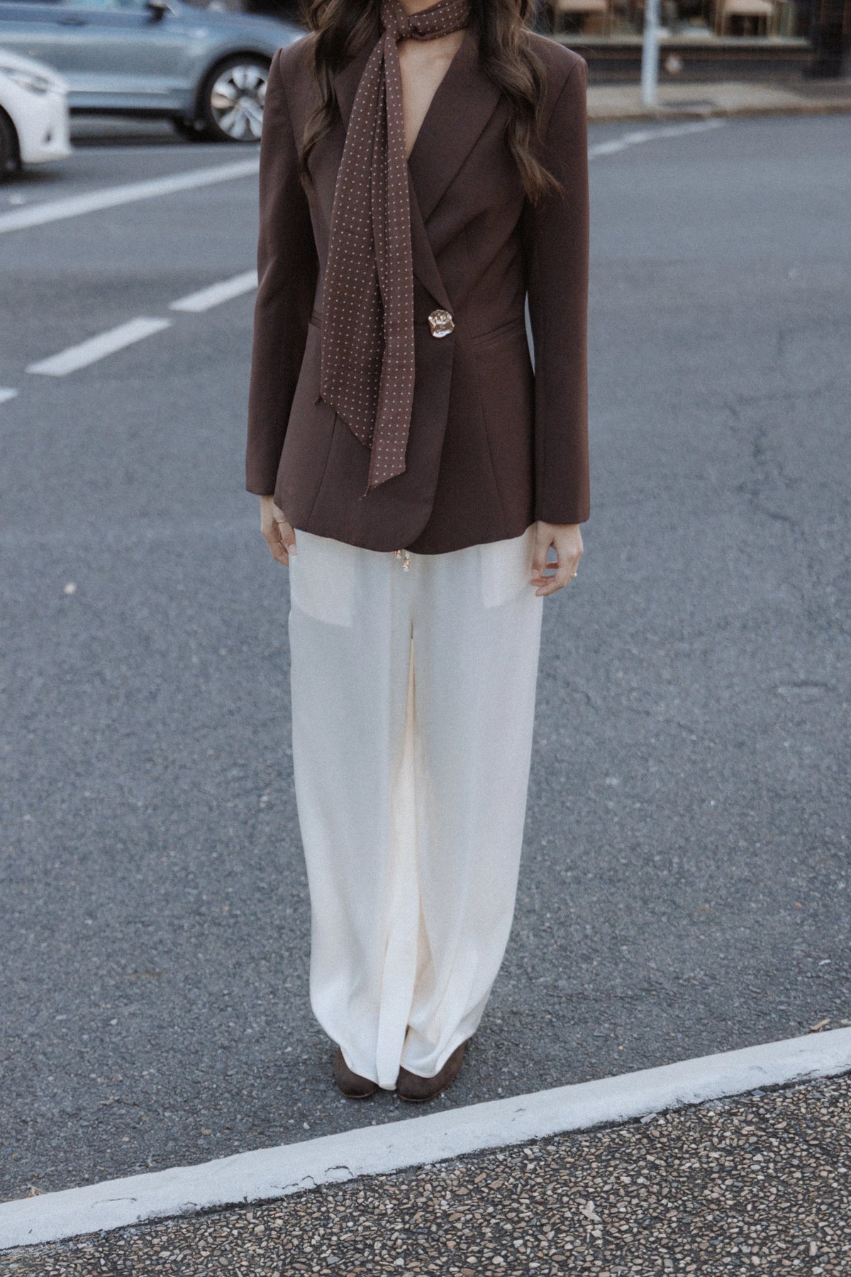 Leo Blazer Chocolate Brown