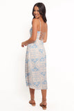 Cathy Midi Dress Blue White