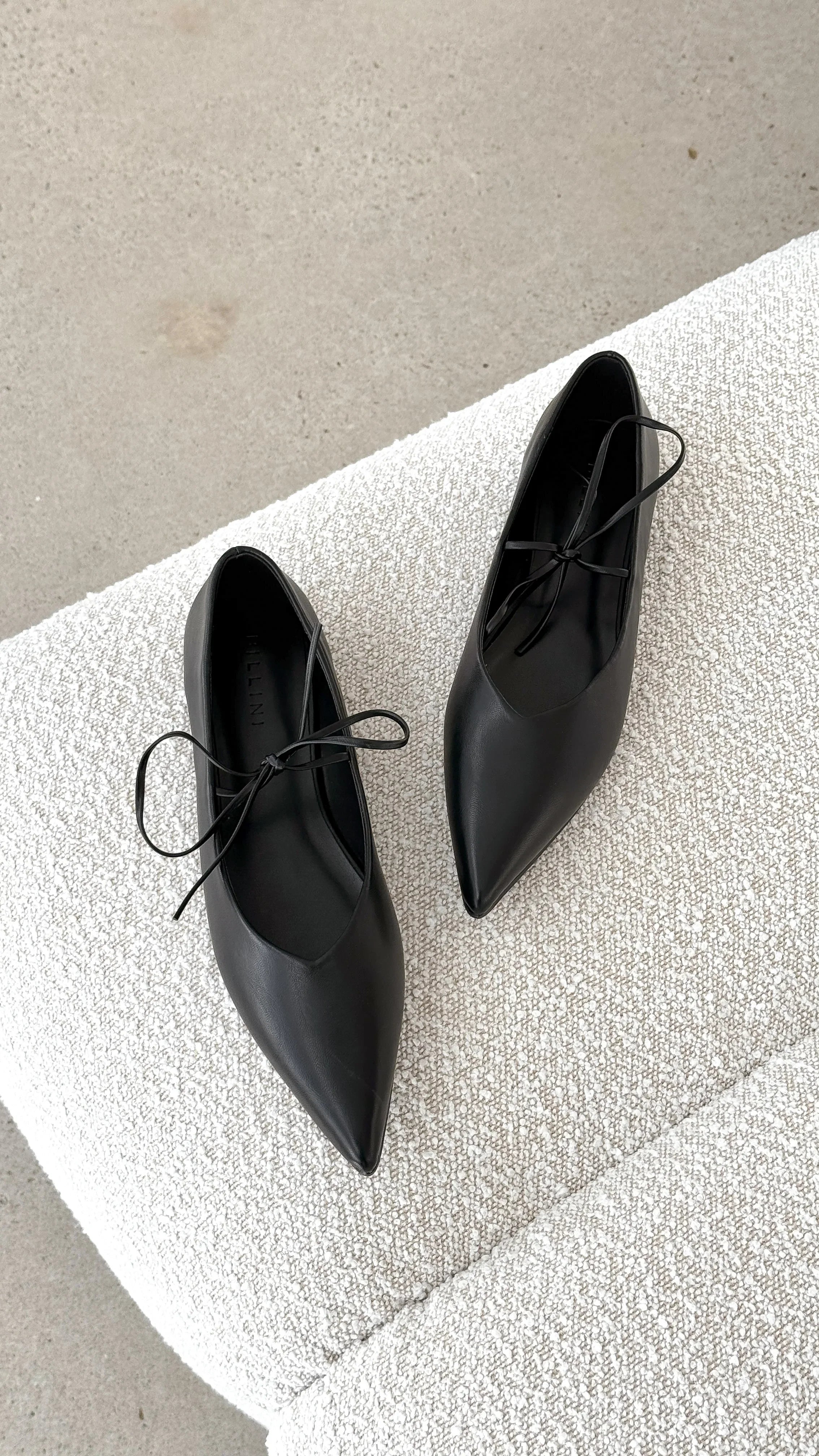 Haruna Ballet Flats Black