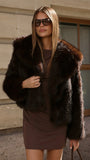 Tatia Jacket Dark Brown
