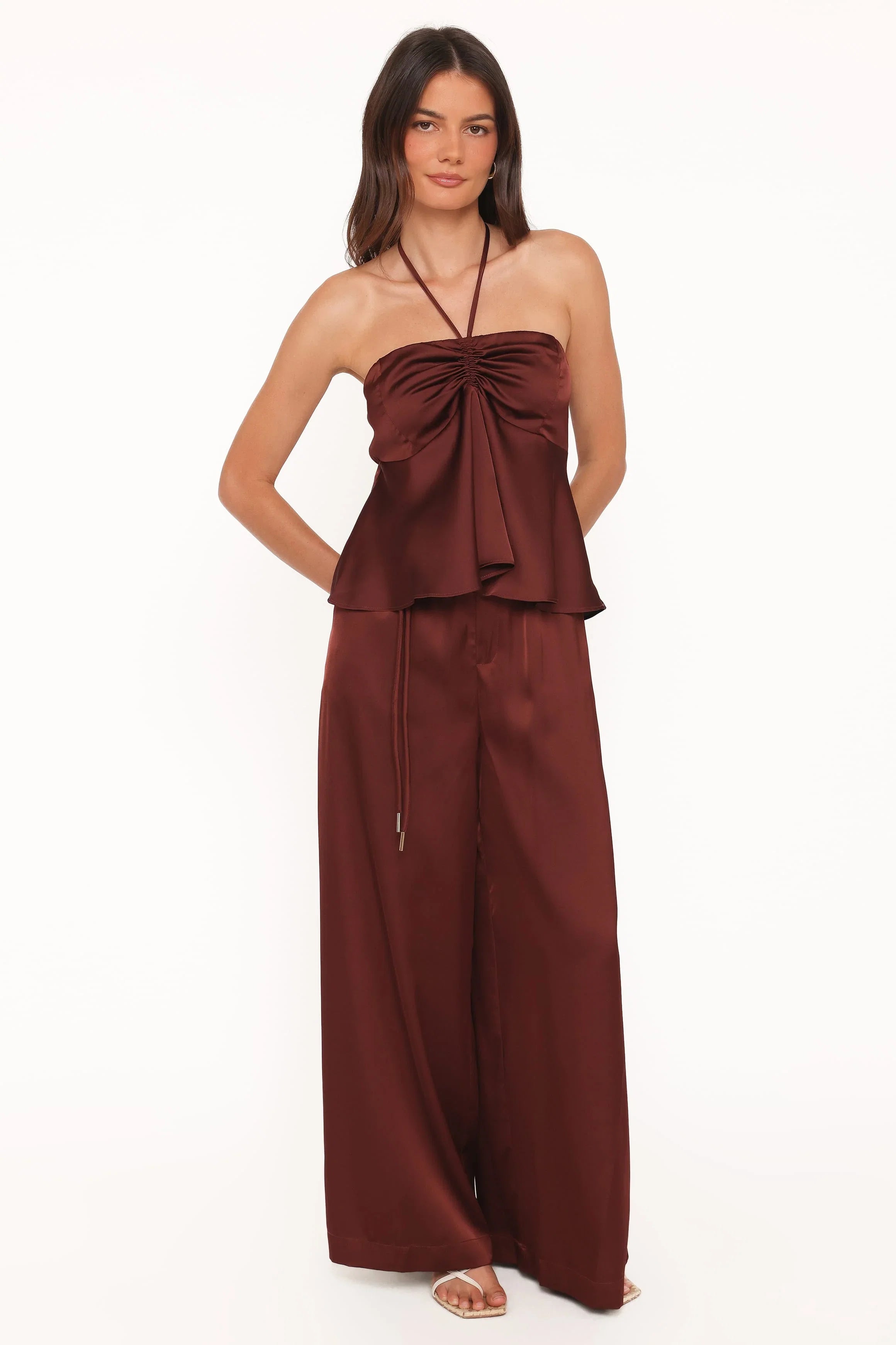 Vita Tailored Pant Brown