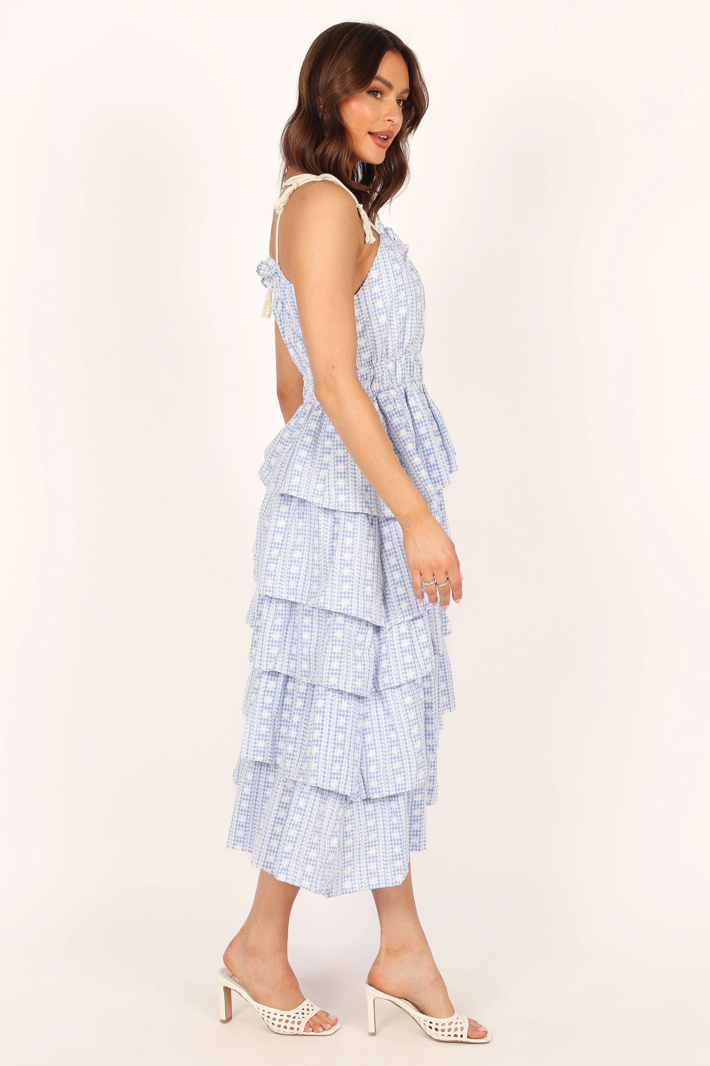 Cora Midi Dress Blue