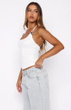 Shes Got You Halter Top White