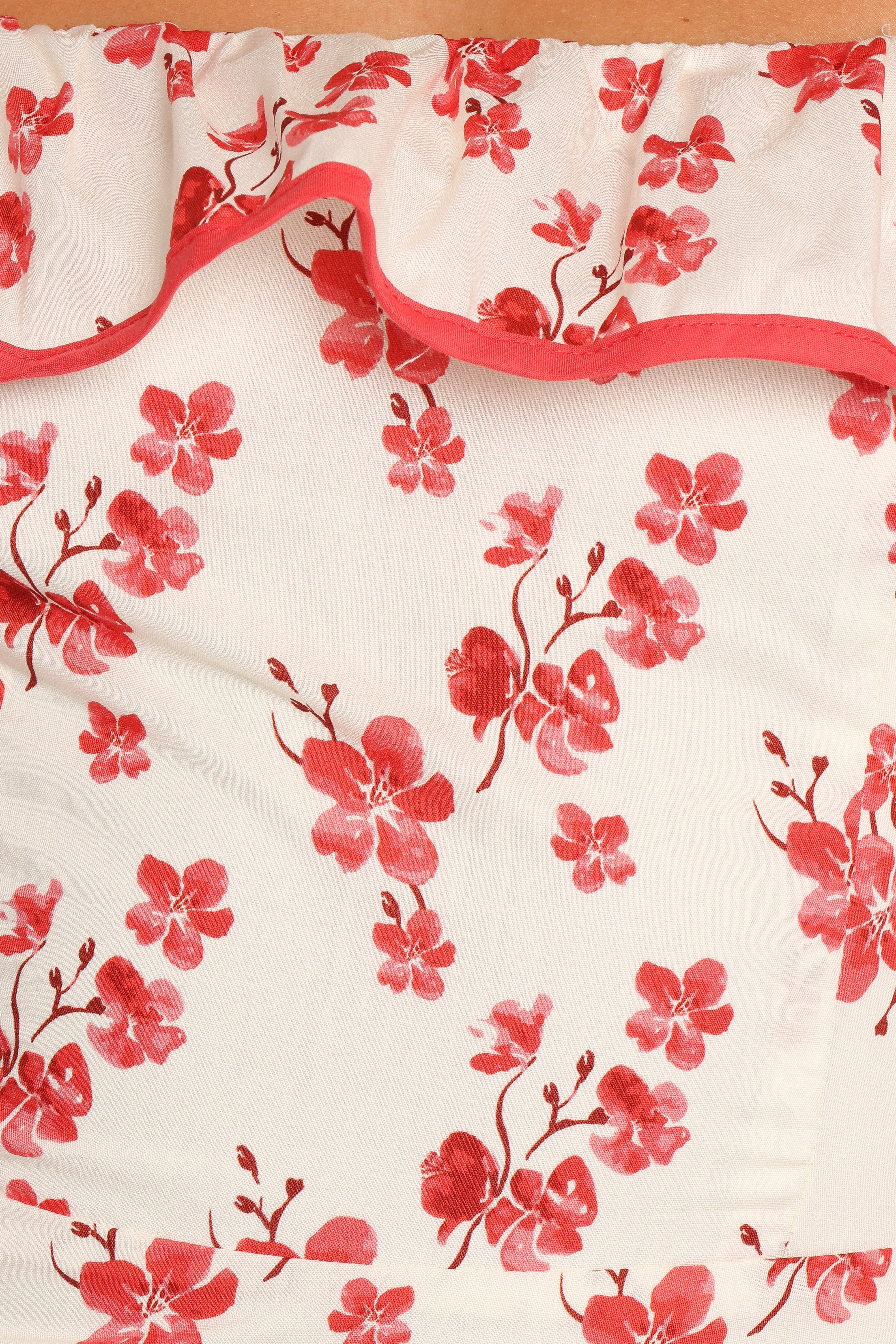 Lucille Maxi Dress Red Floral
