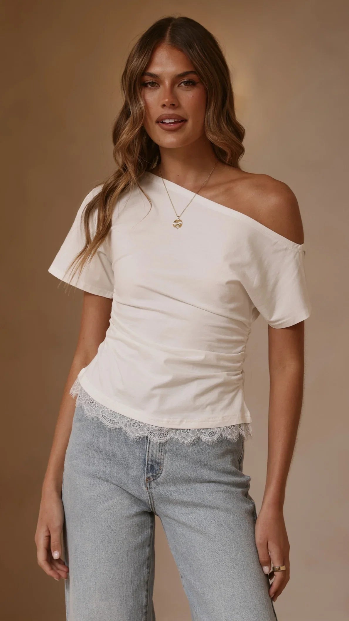 Tallie Lace Top White