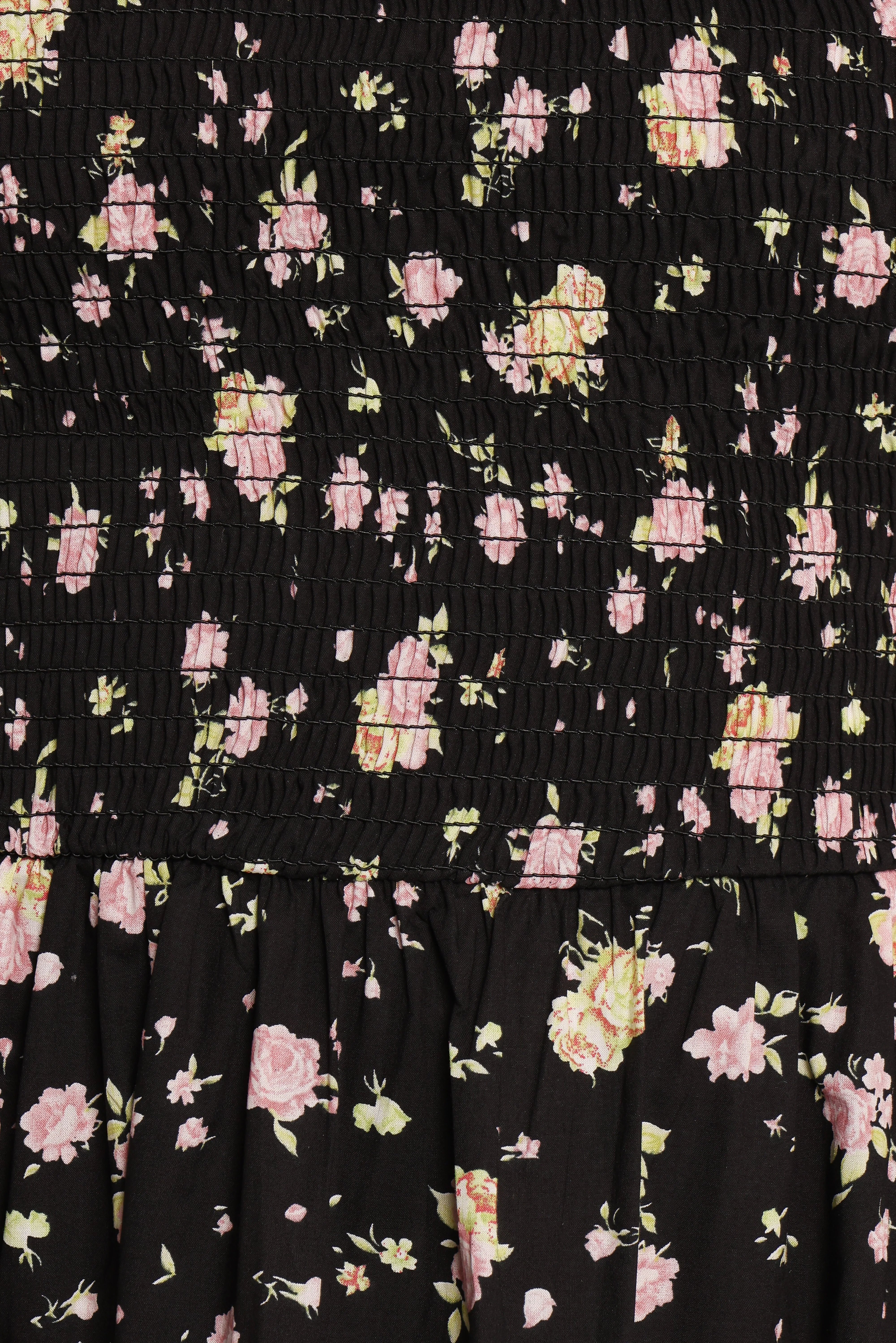 Mairead Maxi Dress Black Floral