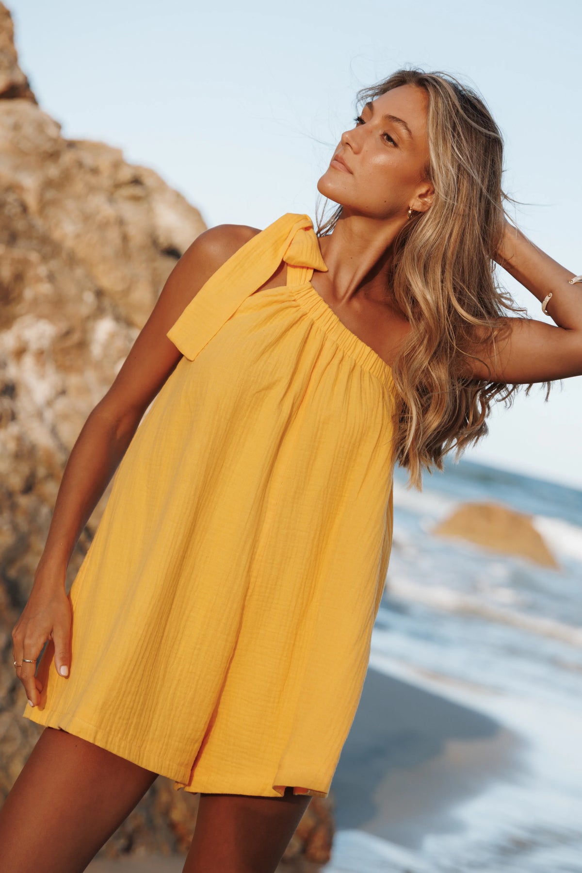 Miffy One Shoulder Romper Mango