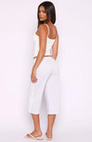 Stuck In A Daze Capri Track Pants Grey Marle