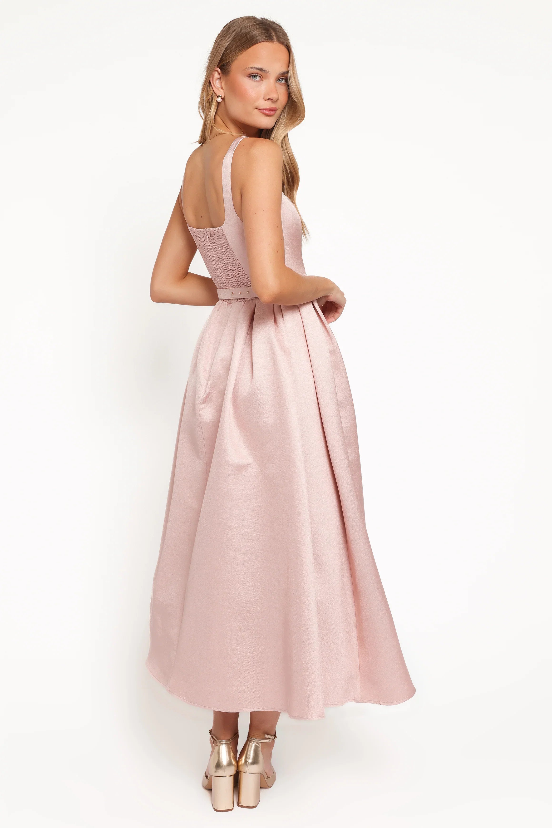 Augustine Midi Dress Dusty Pink