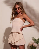 Pennie Strapless Back Tie Top