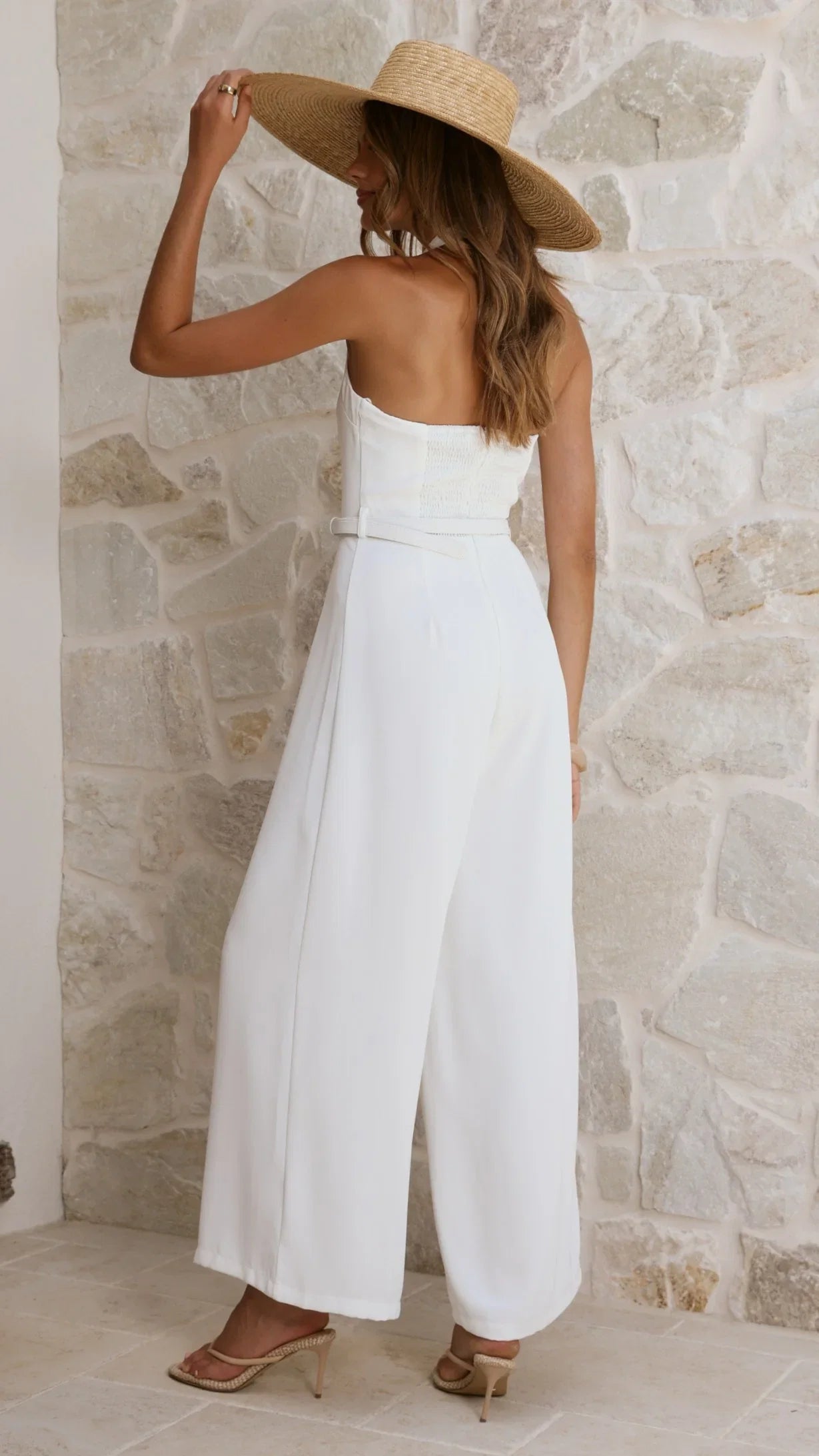 Cleo Jumpsuit White