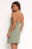 Sawyer Mini Slip Dress Sage Green