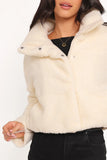 Katerina Fleece Puffer White