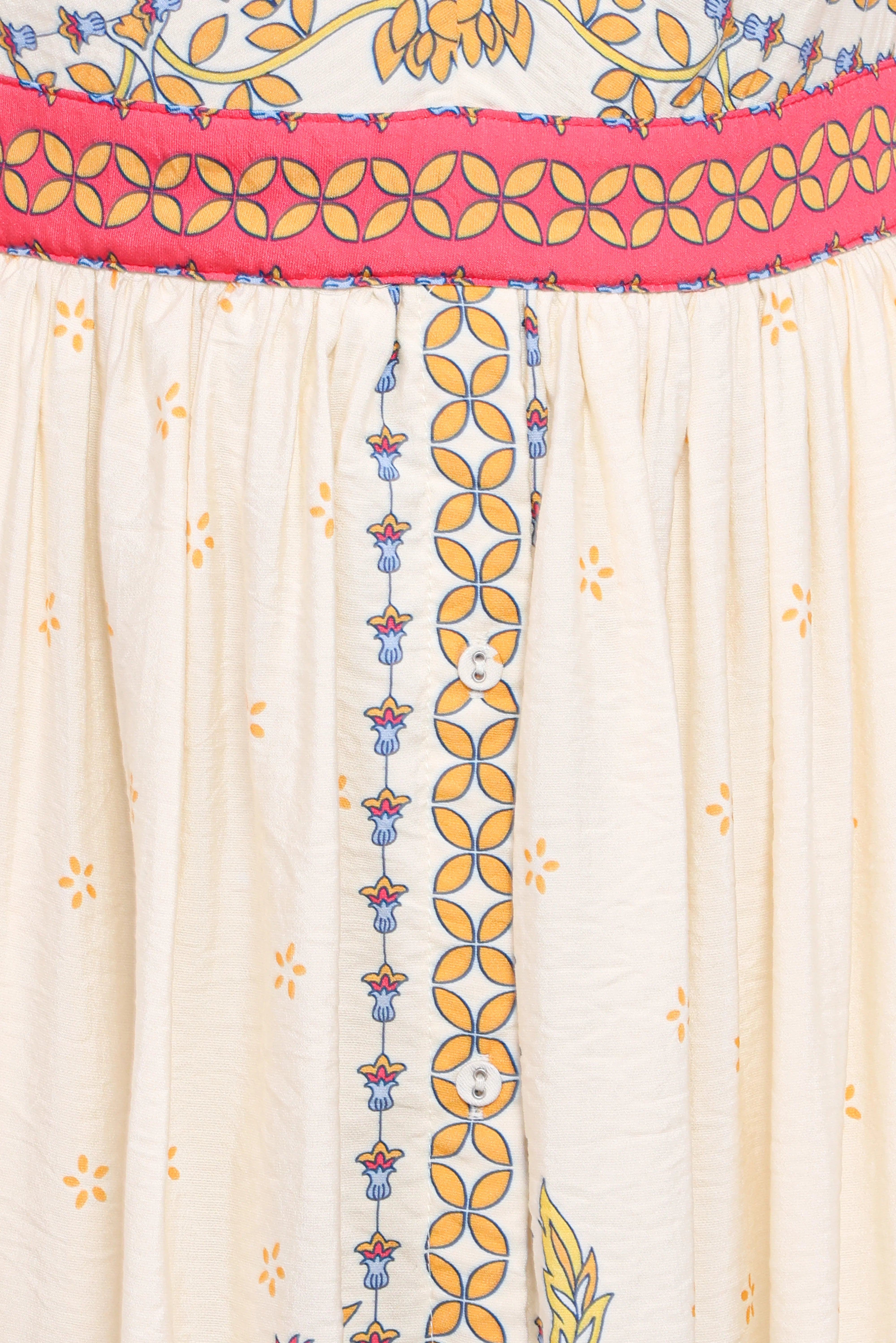 Caelia Maxi Dress Yellow Multi