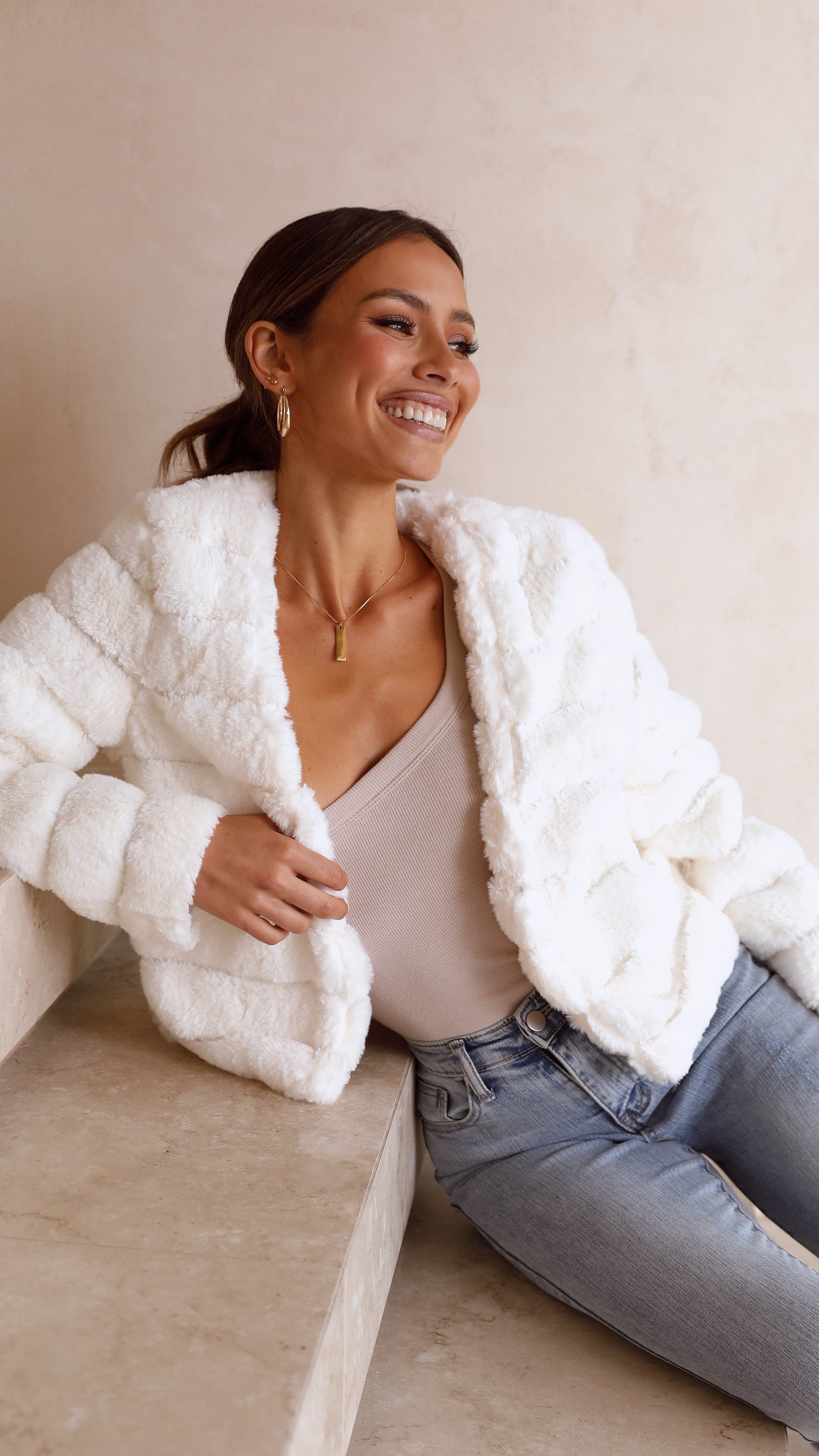 Tully Crop Jacket White