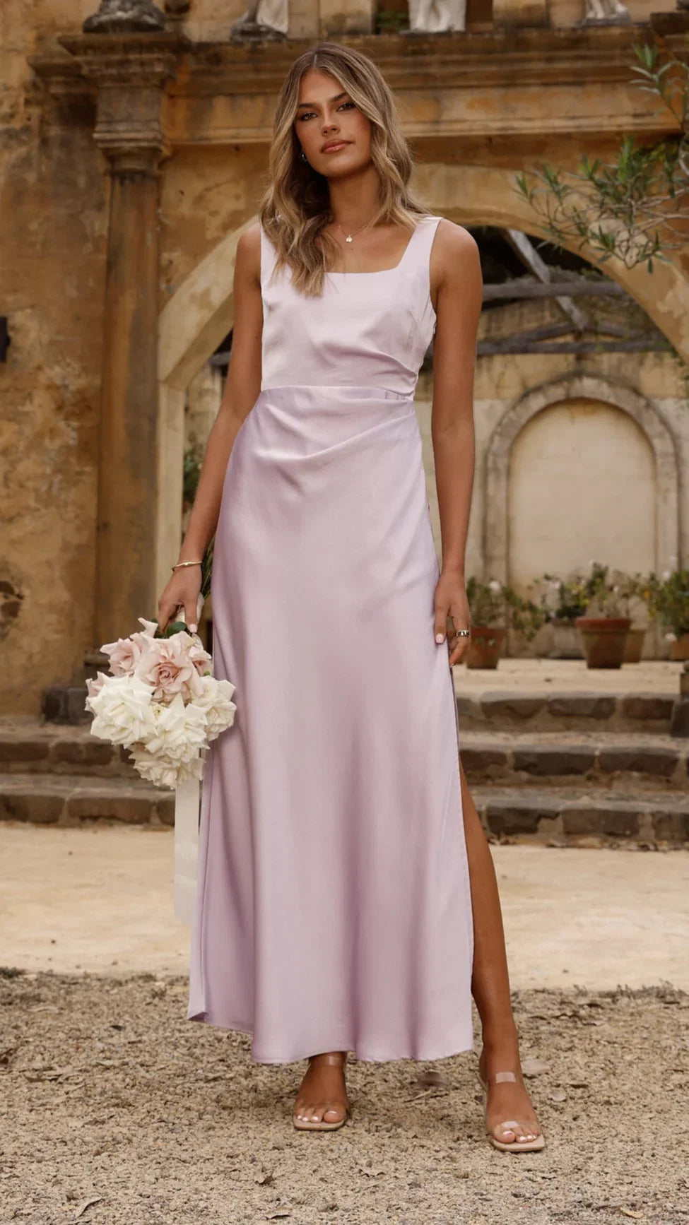 Adeline Maxi Dress Lilac