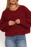 Albertine Cardigan Wine