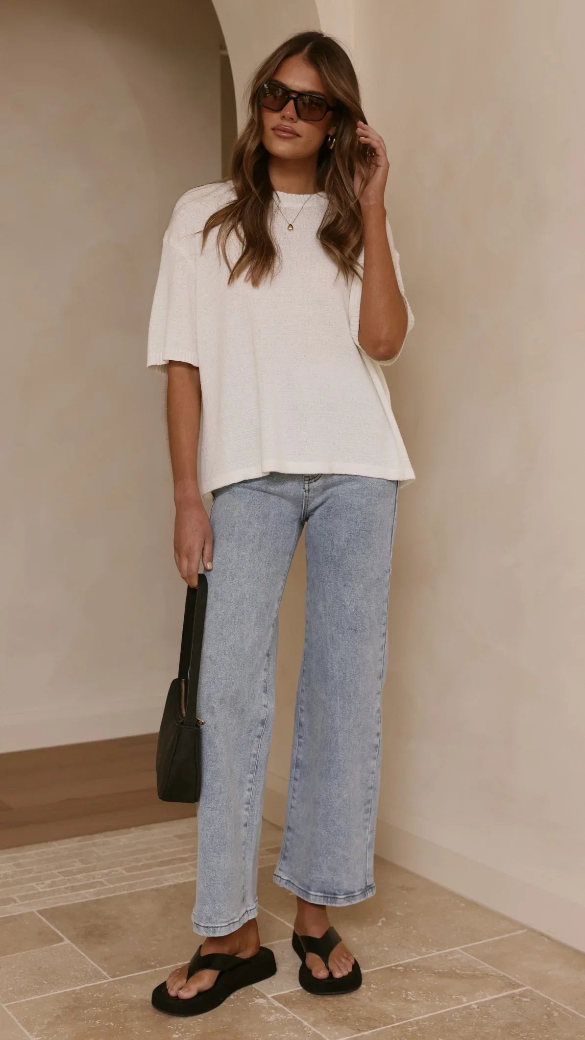 Vinnie Straight Leg Jeans Light Blue