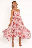 Vikki Dress Red Floral