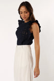 Fiona Knit Top Navy
