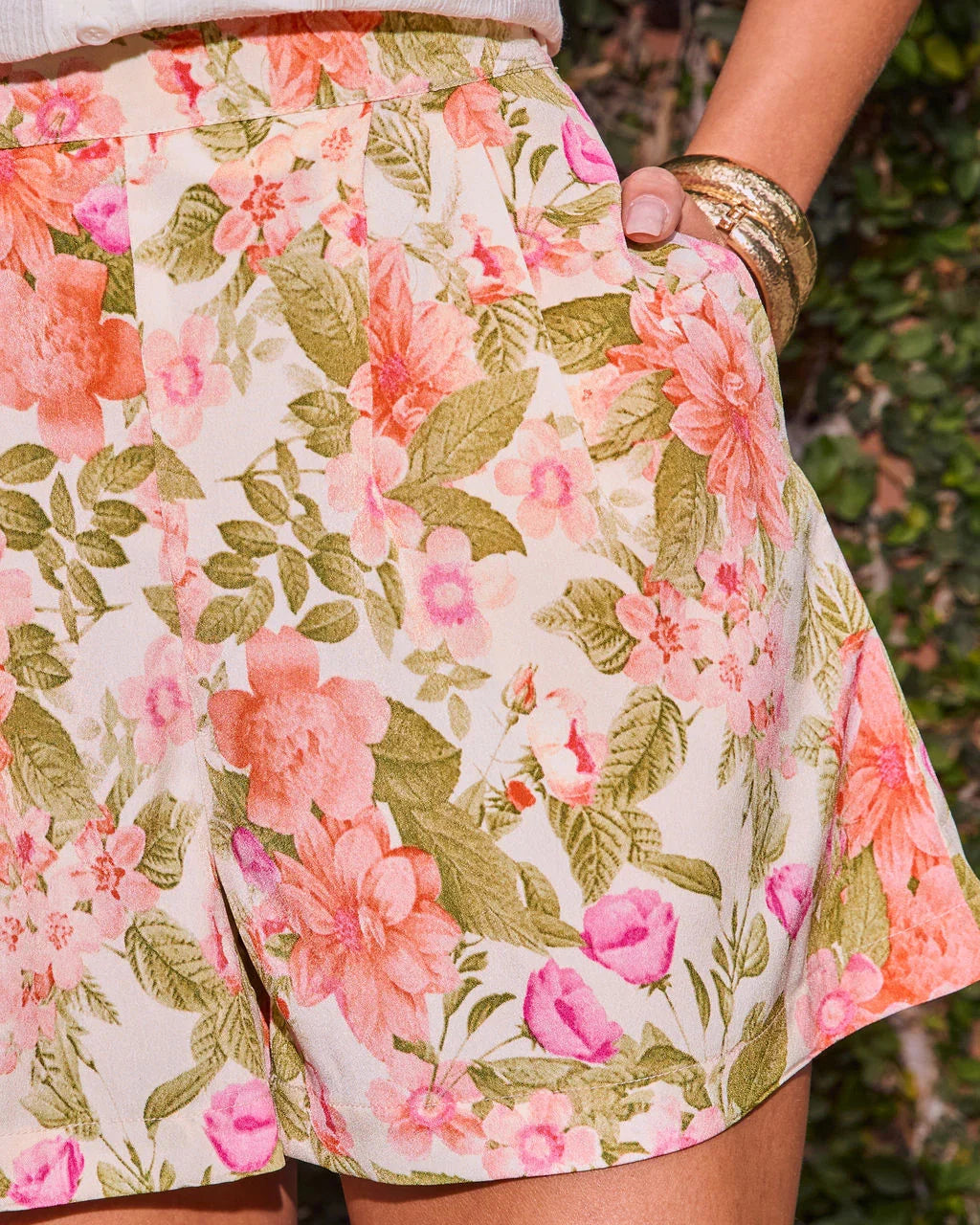 Blooming Daydream Floral Print Shorts