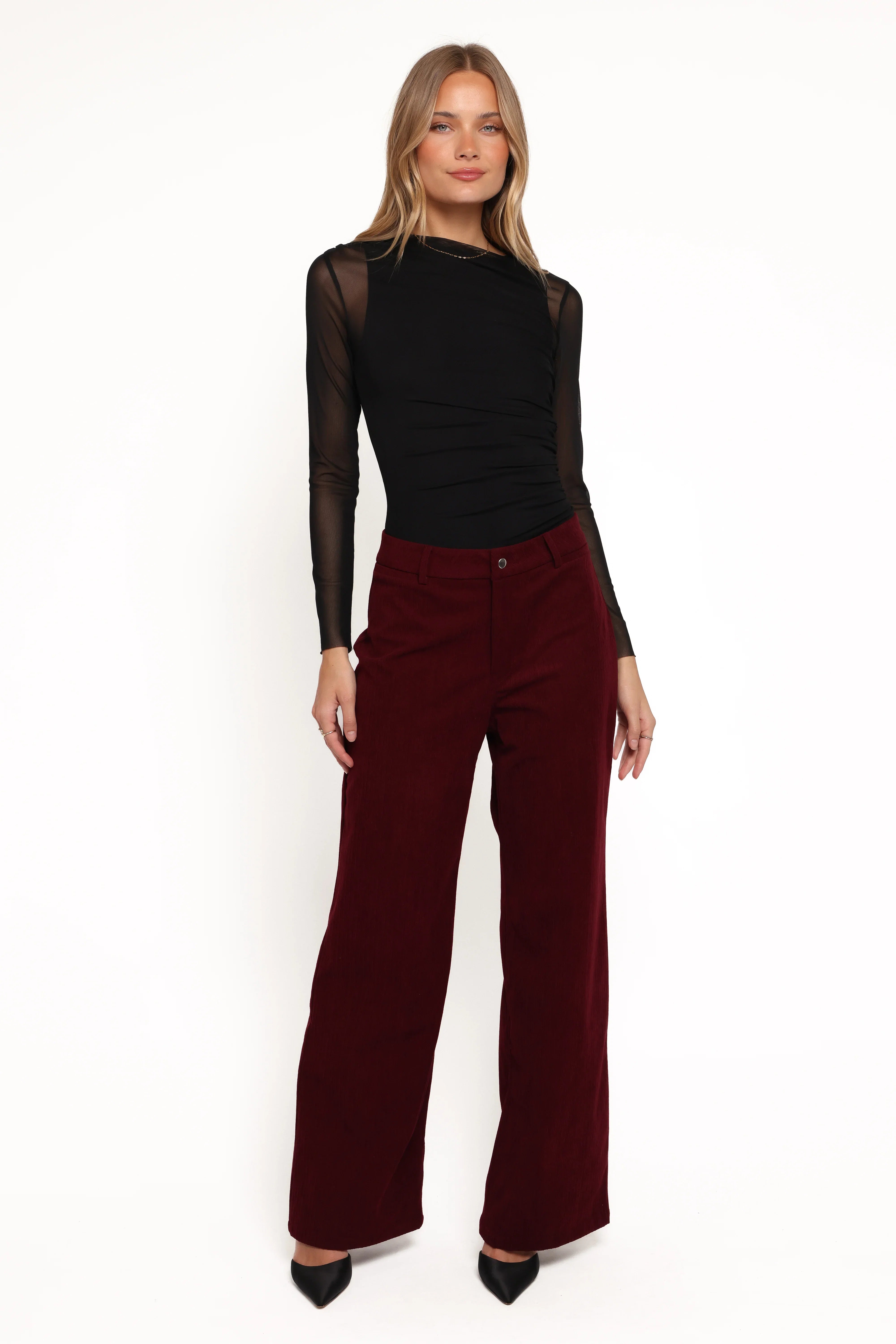 Barrett Corduroy Pant Berry