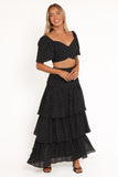 Selina Skirt Set Black Polka Dot