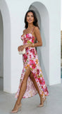 Floréa Bodice Floral Maxi Dress Pink