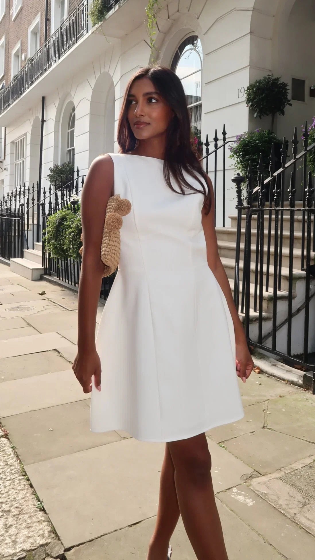Rafiki Mini Dress White