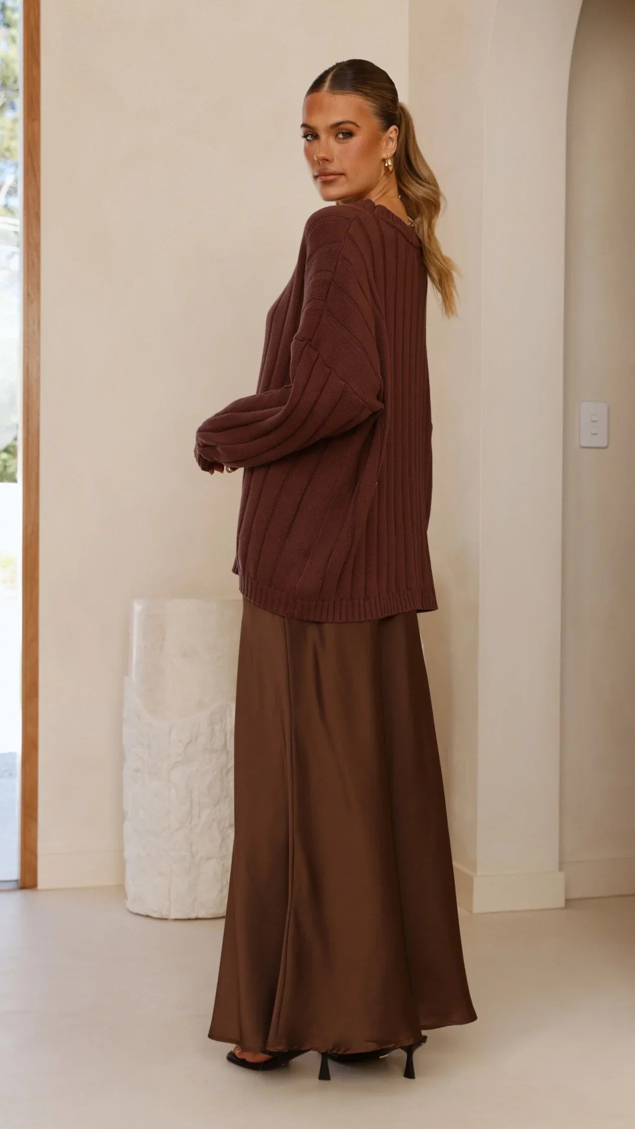 Naiva Oversized Knit Brown