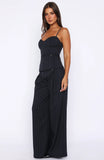 High Line Pants Navy Pinstripe