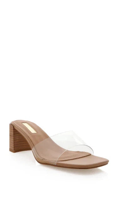 Lucy Heel Clay Clear