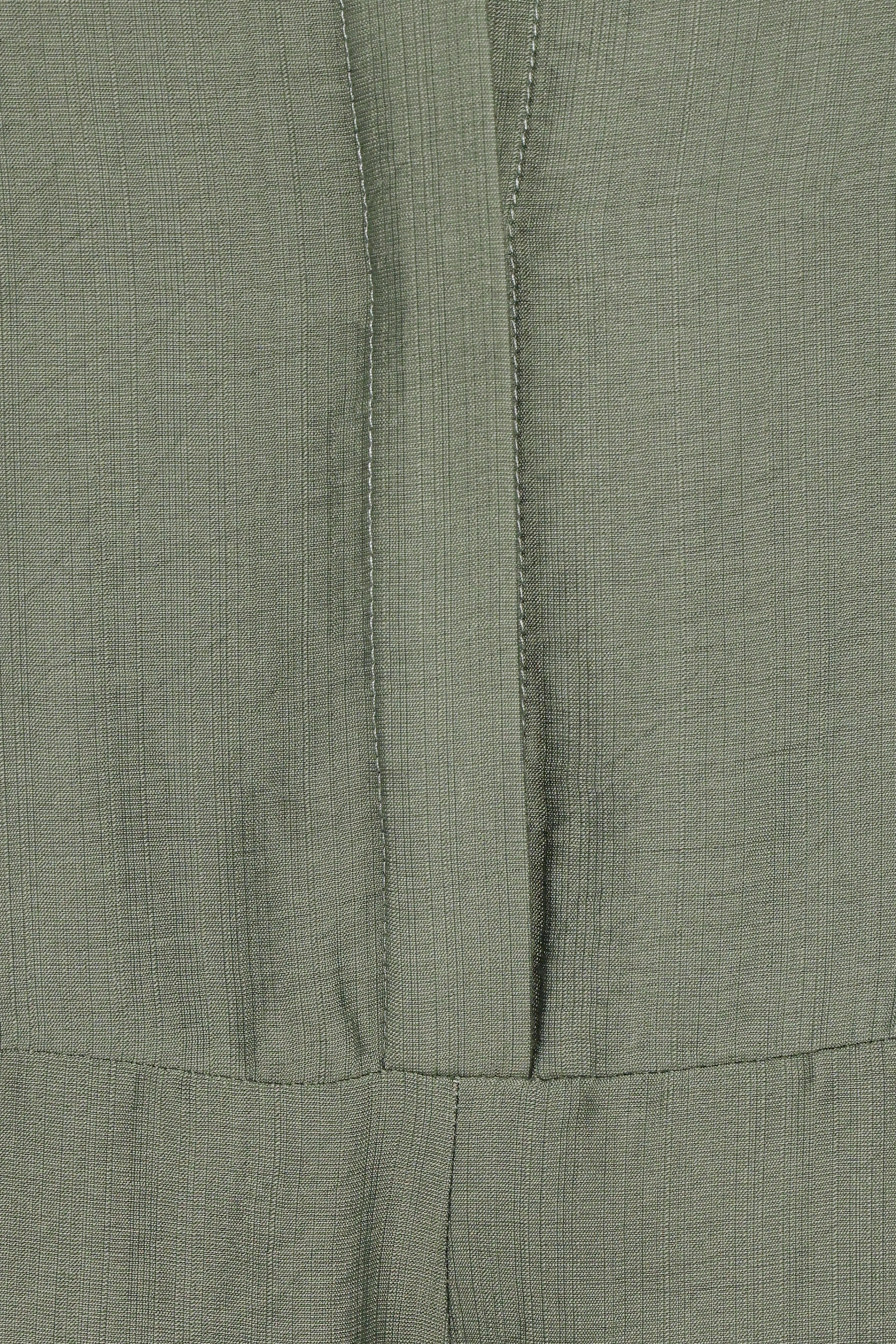 Kiya Drop Waist Romper Palm Green