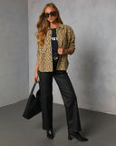 Soft Claw Printed Shirt Jacket