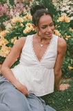 Aminta Top White