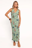 Acilia Midi Dress Sage Floral