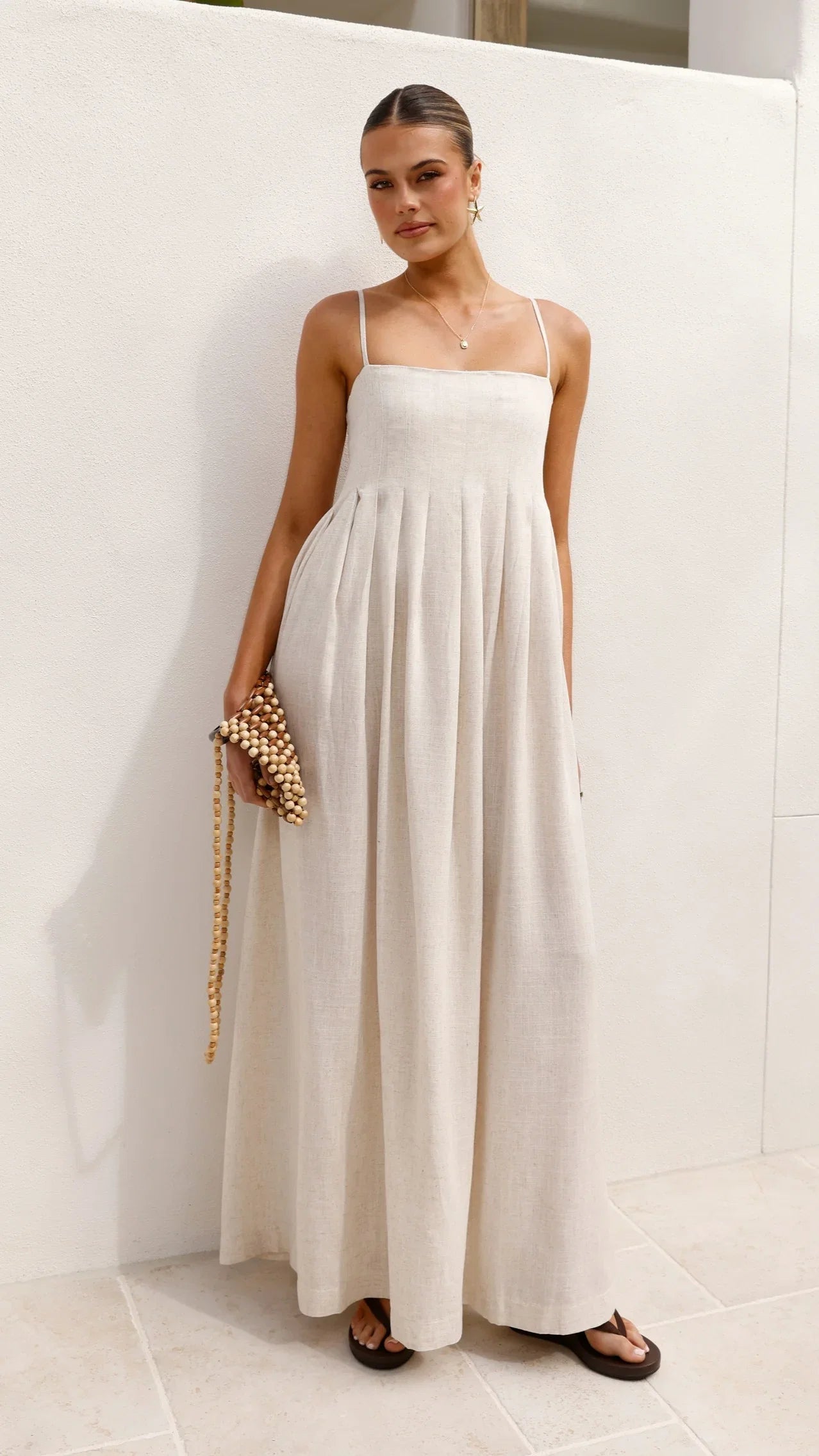 Pippy Maxi Dress Natural