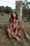 Larson Pant Brown Floral