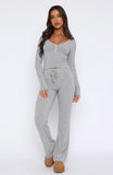 Dont Wake Me Up Pyjama Set Grey Marle