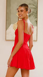 Bethi Mini Dress Red
