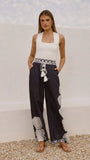 Tessa Wide Leg Pants Black