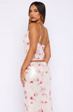 Sweet Camellia Sequin Top Whispering Roses