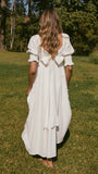 Cierra Midi Dress White