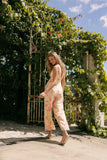 Halle Jumpsuit Yellow Pink