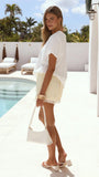 Makoa Lace Shorts Yellow
