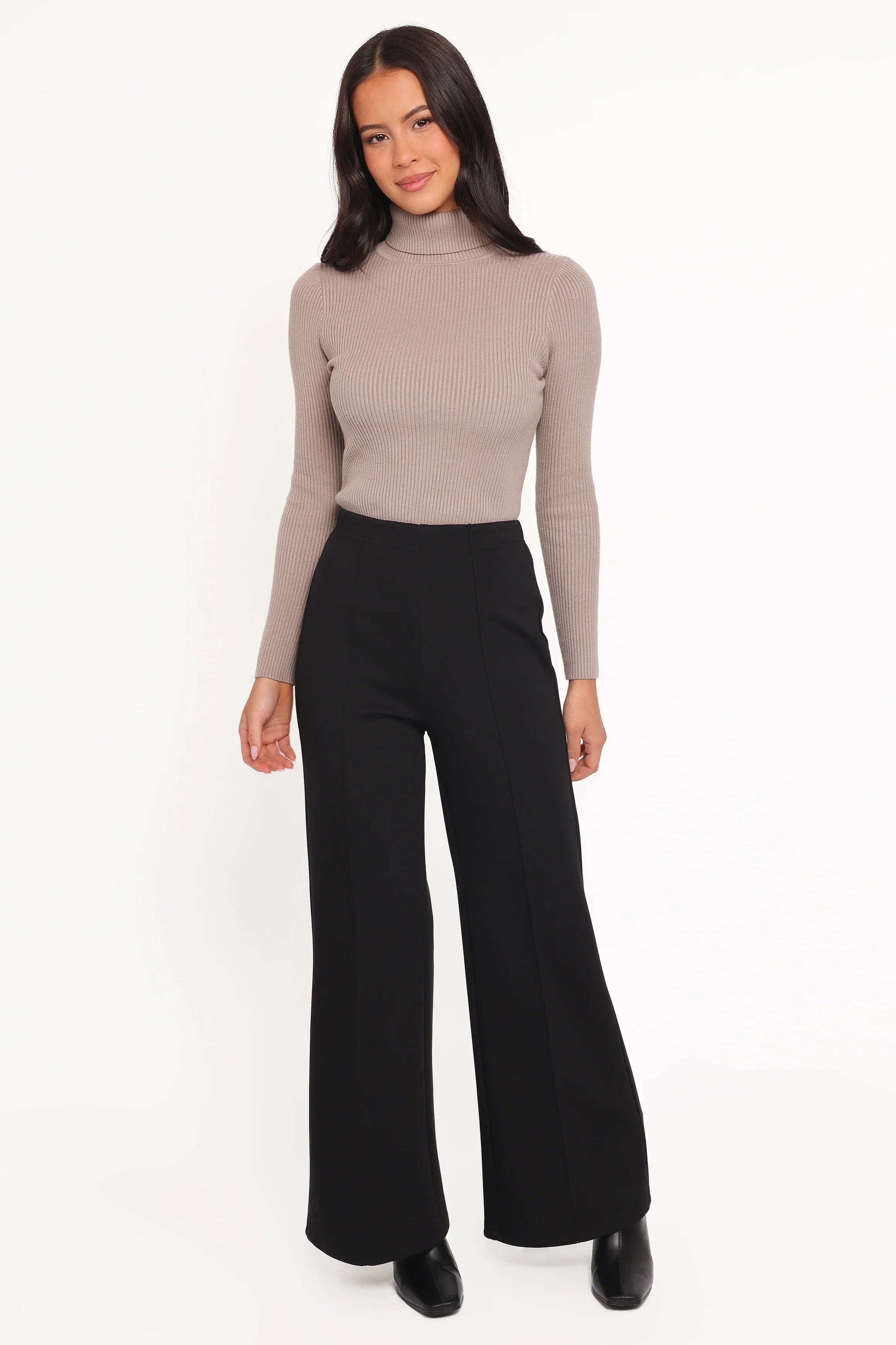 Jade Wide Leg Pant Black