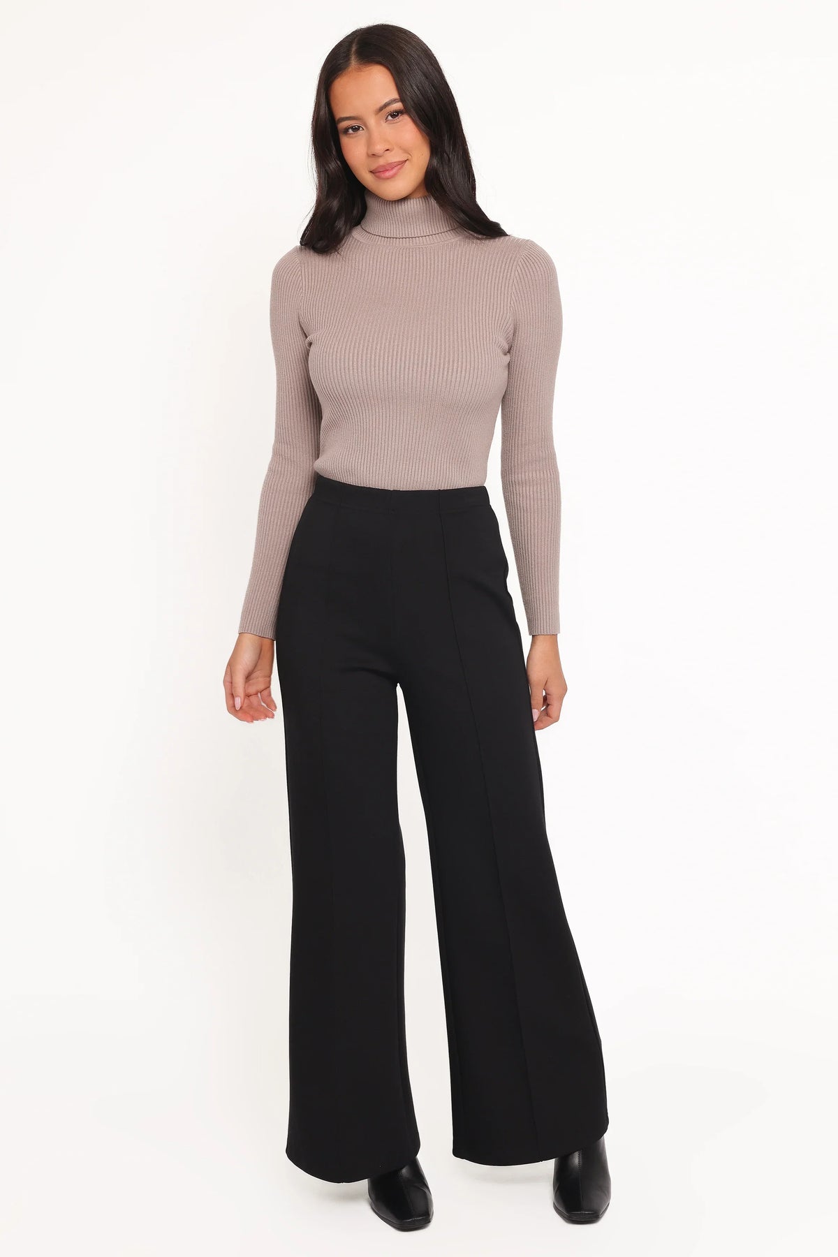 Jade Wide Leg Pant Black
