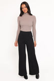 Jade Wide Leg Pant Black
