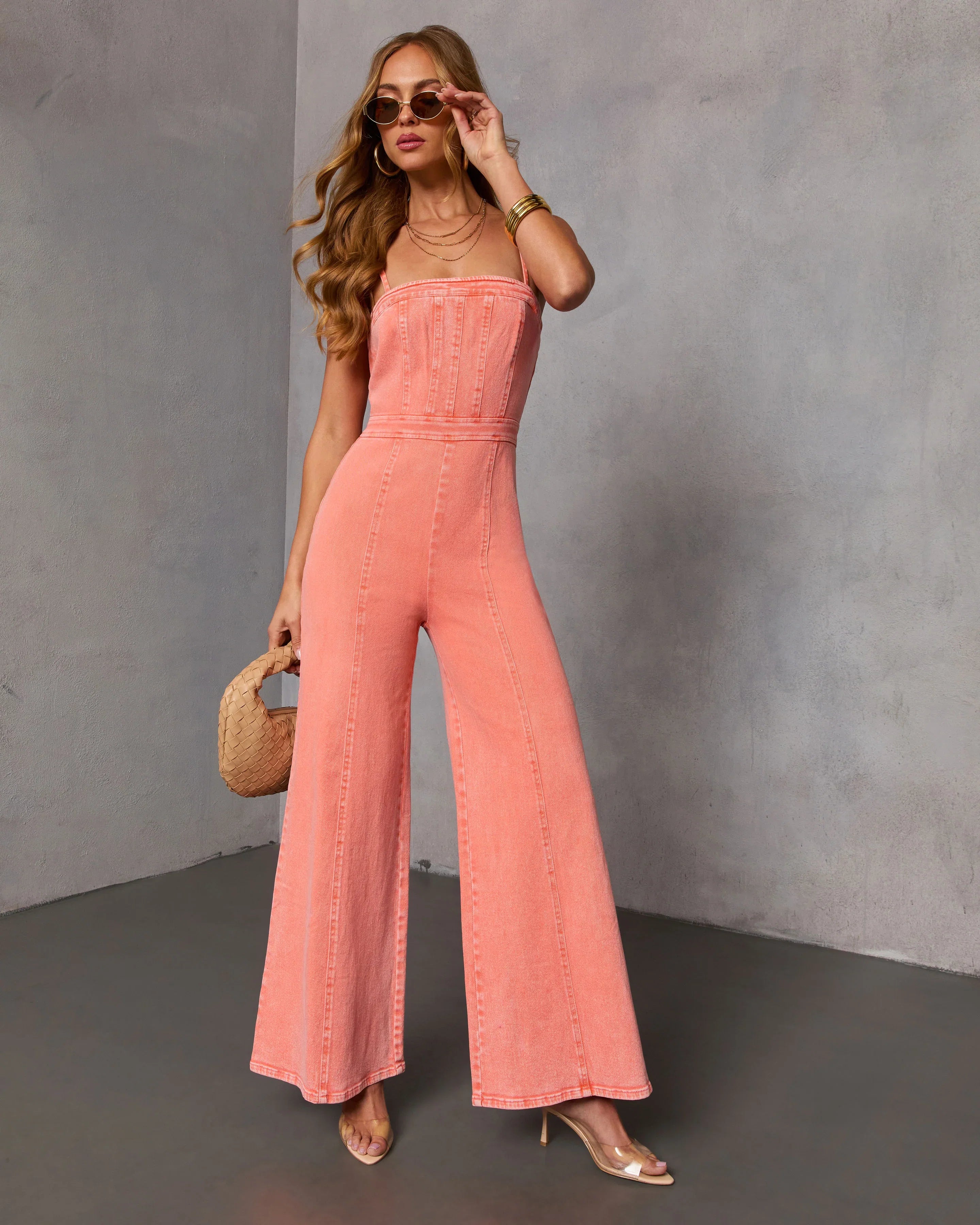 Trendsetter Denim Jumpsuit